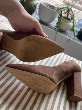 Brown heels